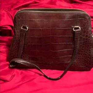 Leather handbag